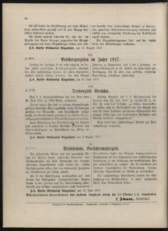 Kirchliches Verordnungsblatt für die Diözese Gurk 19170830 Seite: 4