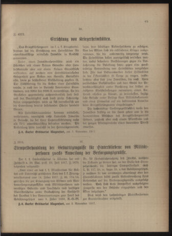 Kirchliches Verordnungsblatt für die Diözese Gurk 19171103 Seite: 3