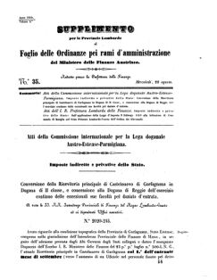 Verordnungsblatt für den Dienstbereich des K.K. Finanzministeriums für die im Reichsrate Vertretenen Königreiche und Länder 18550822 Seite: 1