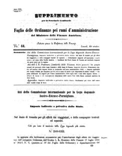 Verordnungsblatt für den Dienstbereich des K.K. Finanzministeriums für die im Reichsrate Vertretenen Königreiche und Länder 18551029 Seite: 1