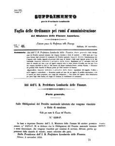 Verordnungsblatt für den Dienstbereich des K.K. Finanzministeriums für die im Reichsrate Vertretenen Königreiche und Länder 18551110 Seite: 7