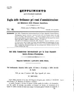 Verordnungsblatt für den Dienstbereich des K.K. Finanzministeriums für die im Reichsrate Vertretenen Königreiche und Länder 18551115 Seite: 1