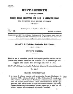 Verordnungsblatt für den Dienstbereich des K.K. Finanzministeriums für die im Reichsrate Vertretenen Königreiche und Länder 18560227 Seite: 7