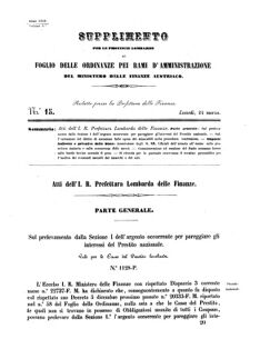 Verordnungsblatt für den Dienstbereich des K.K. Finanzministeriums für die im Reichsrate Vertretenen Königreiche und Länder 18560321 Seite: 1