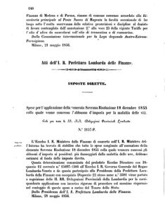 Verordnungsblatt für den Dienstbereich des K.K. Finanzministeriums für die im Reichsrate Vertretenen Königreiche und Länder 18560530 Seite: 6