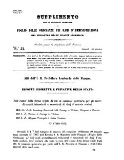 Verordnungsblatt für den Dienstbereich des K.K. Finanzministeriums für die im Reichsrate Vertretenen Königreiche und Länder 18561030 Seite: 1