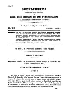 Verordnungsblatt für den Dienstbereich des K.K. Finanzministeriums für die im Reichsrate Vertretenen Königreiche und Länder 18561102 Seite: 1