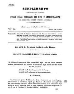 Verordnungsblatt für den Dienstbereich des K.K. Finanzministeriums für die im Reichsrate Vertretenen Königreiche und Länder 18561122 Seite: 11