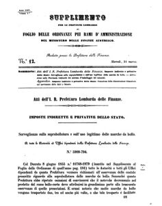 Verordnungsblatt für den Dienstbereich des K.K. Finanzministeriums für die im Reichsrate Vertretenen Königreiche und Länder 18570331 Seite: 5