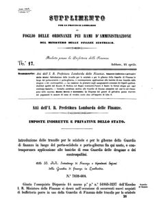 Verordnungsblatt für den Dienstbereich des K.K. Finanzministeriums für die im Reichsrate Vertretenen Königreiche und Länder 18570425 Seite: 5