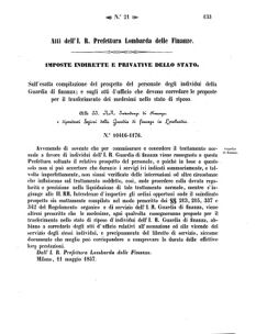 Verordnungsblatt für den Dienstbereich des K.K. Finanzministeriums für die im Reichsrate Vertretenen Königreiche und Länder 18570528 Seite: 7