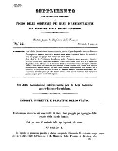 Verordnungsblatt für den Dienstbereich des K.K. Finanzministeriums für die im Reichsrate Vertretenen Königreiche und Länder 18570603 Seite: 1