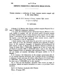 Verordnungsblatt für den Dienstbereich des K.K. Finanzministeriums für die im Reichsrate Vertretenen Königreiche und Länder 18570714 Seite: 10