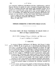 Verordnungsblatt für den Dienstbereich des K.K. Finanzministeriums für die im Reichsrate Vertretenen Königreiche und Länder 18570722 Seite: 12