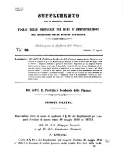 Verordnungsblatt für den Dienstbereich des K.K. Finanzministeriums für die im Reichsrate Vertretenen Königreiche und Länder 18570801 Seite: 1