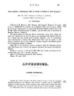 Verordnungsblatt für den Dienstbereich des K.K. Finanzministeriums für die im Reichsrate Vertretenen Königreiche und Länder 18570907 Seite: 7