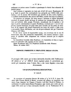 Verordnungsblatt für den Dienstbereich des K.K. Finanzministeriums für die im Reichsrate Vertretenen Königreiche und Länder 18571106 Seite: 10