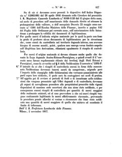 Verordnungsblatt für den Dienstbereich des K.K. Finanzministeriums für die im Reichsrate Vertretenen Königreiche und Länder 18571106 Seite: 7