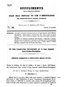 Verordnungsblatt für den Dienstbereich des K.K. Finanzministeriums für die im Reichsrate Vertretenen Königreiche und Länder 18571113 Seite: 19