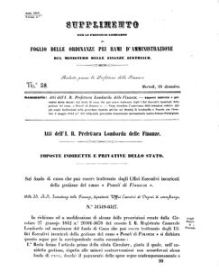 Verordnungsblatt für den Dienstbereich des K.K. Finanzministeriums für die im Reichsrate Vertretenen Königreiche und Länder 18571229 Seite: 1