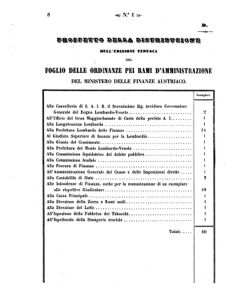 Verordnungsblatt für den Dienstbereich des K.K. Finanzministeriums für die im Reichsrate Vertretenen Königreiche und Länder 18580107 Seite: 18