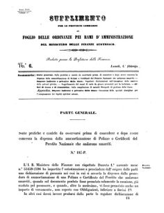 Verordnungsblatt für den Dienstbereich des K.K. Finanzministeriums für die im Reichsrate Vertretenen Königreiche und Länder 18580201 Seite: 1