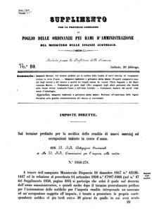 Verordnungsblatt für den Dienstbereich des K.K. Finanzministeriums für die im Reichsrate Vertretenen Königreiche und Länder 18580220 Seite: 9