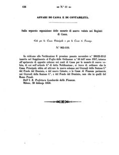 Verordnungsblatt für den Dienstbereich des K.K. Finanzministeriums für die im Reichsrate Vertretenen Königreiche und Länder 18580223 Seite: 4