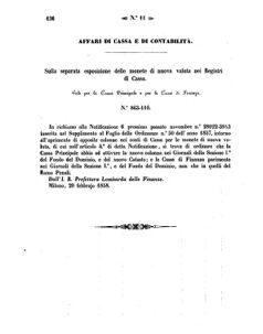 Verordnungsblatt für den Dienstbereich des K.K. Finanzministeriums für die im Reichsrate Vertretenen Königreiche und Länder 18580223 Seite: 8