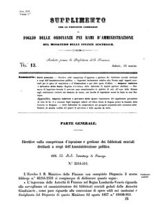 Verordnungsblatt für den Dienstbereich des K.K. Finanzministeriums für die im Reichsrate Vertretenen Königreiche und Länder 18580313 Seite: 11