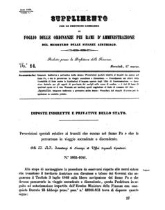 Verordnungsblatt für den Dienstbereich des K.K. Finanzministeriums für die im Reichsrate Vertretenen Königreiche und Länder 18580317 Seite: 7