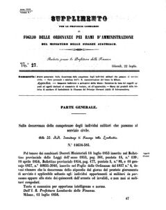 Verordnungsblatt für den Dienstbereich des K.K. Finanzministeriums für die im Reichsrate Vertretenen Königreiche und Länder 18580722 Seite: 5