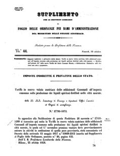 Verordnungsblatt für den Dienstbereich des K.K. Finanzministeriums für die im Reichsrate Vertretenen Königreiche und Länder 18581029 Seite: 1