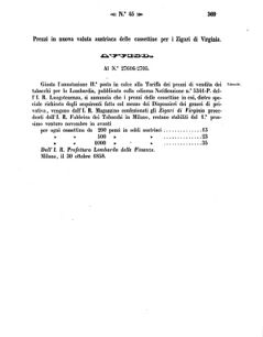 Verordnungsblatt für den Dienstbereich des K.K. Finanzministeriums für die im Reichsrate Vertretenen Königreiche und Länder 18581030 Seite: 15