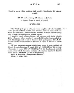 Verordnungsblatt für den Dienstbereich des K.K. Finanzministeriums für die im Reichsrate Vertretenen Königreiche und Länder 18581030 Seite: 29