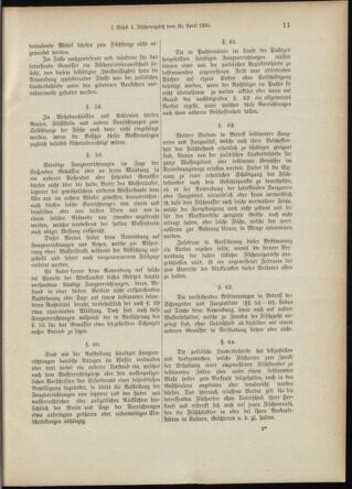 Landes-Gesetz- und Verordnungsblatt für Österreich unter der Enns 18910114 Seite: 11