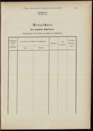 Landes-Gesetz- und Verordnungsblatt für Österreich unter der Enns 18910114 Seite: 23