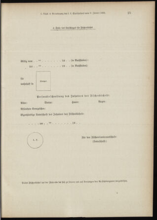 Landes-Gesetz- und Verordnungsblatt für Österreich unter der Enns 18910114 Seite: 25