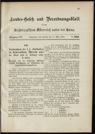 Landes-Gesetz- und Verordnungsblatt für Österreich unter der Enns