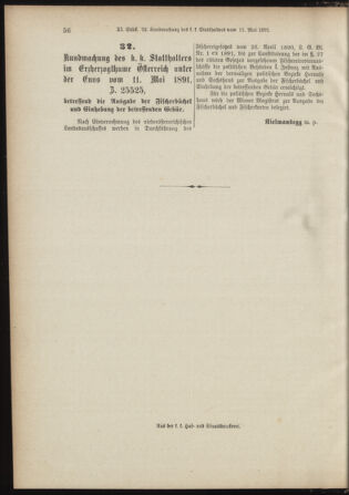 Landes-Gesetz- und Verordnungsblatt für Österreich unter der Enns 18910516 Seite: 2