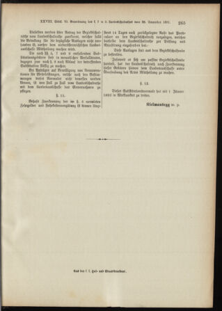 Landes-Gesetz- und Verordnungsblatt für Österreich unter der Enns 18911230 Seite: 11