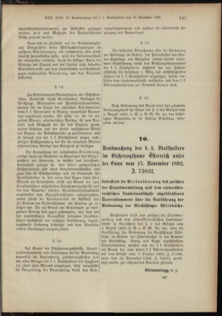 Landes-Gesetz- und Verordnungsblatt für Österreich unter der Enns 18921207 Seite: 3