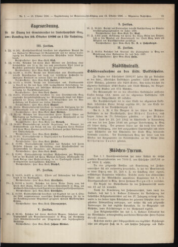 Amtsblatt der landesfürstlichen Hauptstadt Graz 18961010 Seite: 21