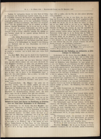 Amtsblatt der landesfürstlichen Hauptstadt Graz 18961010 Seite: 7