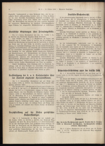 Amtsblatt der landesfürstlichen Hauptstadt Graz 18961031 Seite: 20