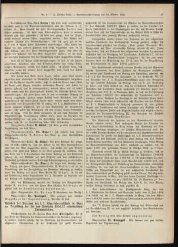 Amtsblatt der landesfürstlichen Hauptstadt Graz 18961031 Seite: 7