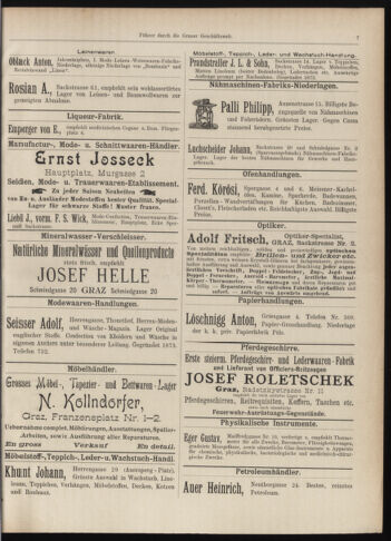 Amtsblatt der landesfürstlichen Hauptstadt Graz 18961201 Seite: 39