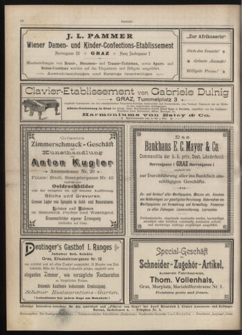 Amtsblatt der landesfürstlichen Hauptstadt Graz 18961201 Seite: 42