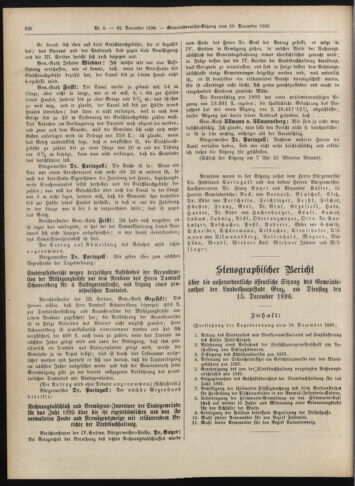 Amtsblatt der landesfürstlichen Hauptstadt Graz 18961220 Seite: 20