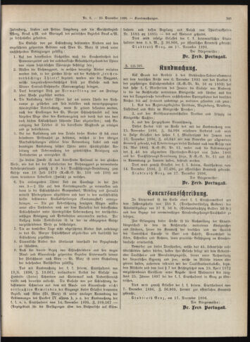 Amtsblatt der landesfürstlichen Hauptstadt Graz 18961220 Seite: 39